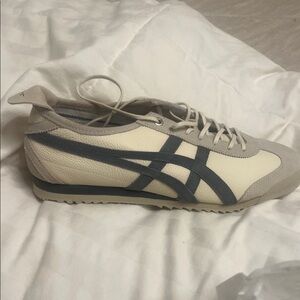 Onitsuka Tiger by Asics Men's Beige and Dark Gray Sneakers